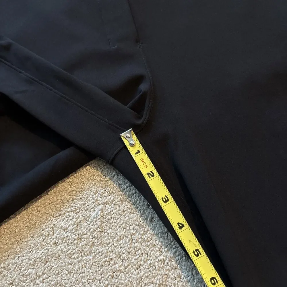 Lululemon Pants Women’s Sz 14 Black Smooth Fit Pull On High Rise Work Preppy - Picture 5 of 9